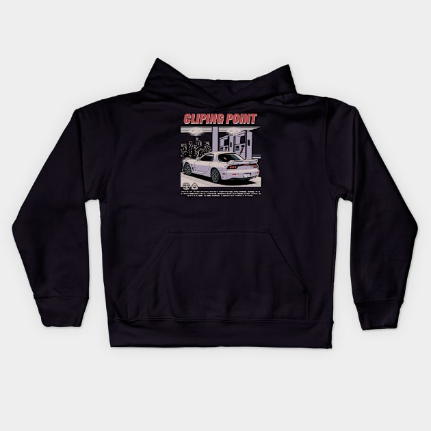 Mazda RX7 Kids Hoodie by JDMAPEX